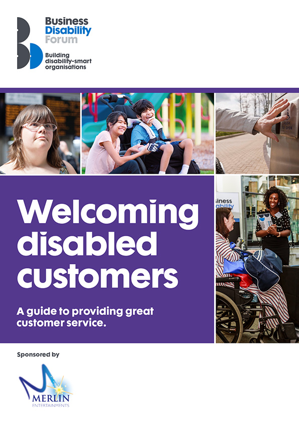 Cover of Welcoming Disabled Customers guide